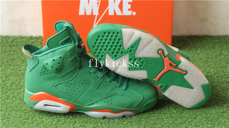 Authentic Air Jordan 6 Gatorade Green